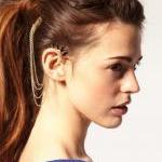 Retro Rivet And Chain Embe..