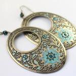 Vintage Golden Glaze Print..
